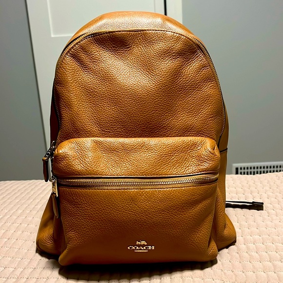 Coach leather backpack.  Like new. - Picture 1 of 3